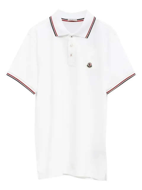 Moncler logo-patch polo shirt
