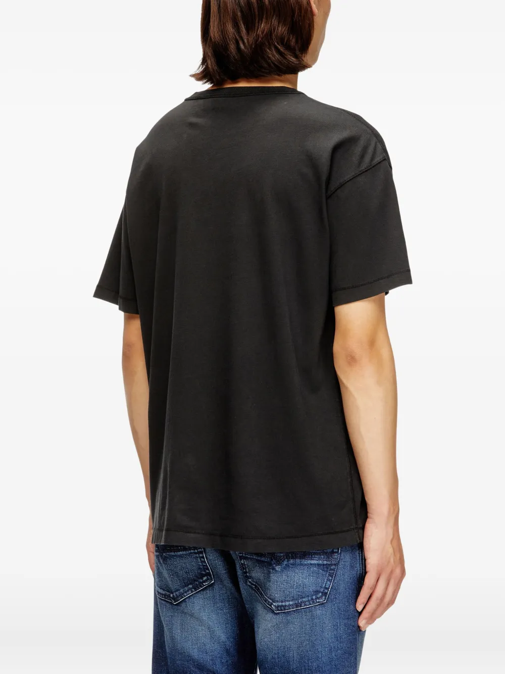 Diesel T-NORM-IOD T-shirt Zwart