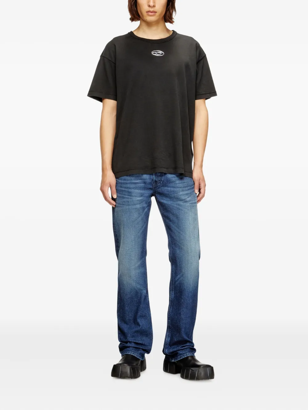 Diesel T-NORM-IOD t-shirt - Zwart