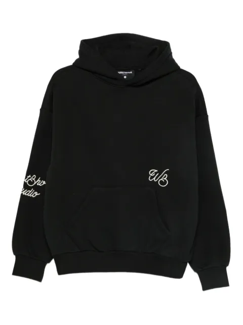 WRSTBHVR logo-embroidered hoodie