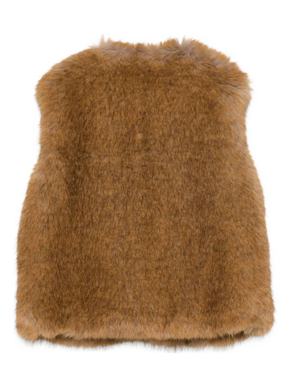 Douuod Kids fur gilet | Girls Waistcoats & Gilets | Image 2