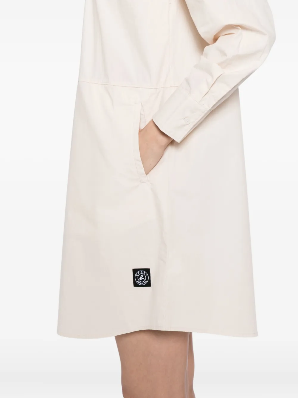 Sport B. By Agnès B. Half Zipped Dress In Neutral