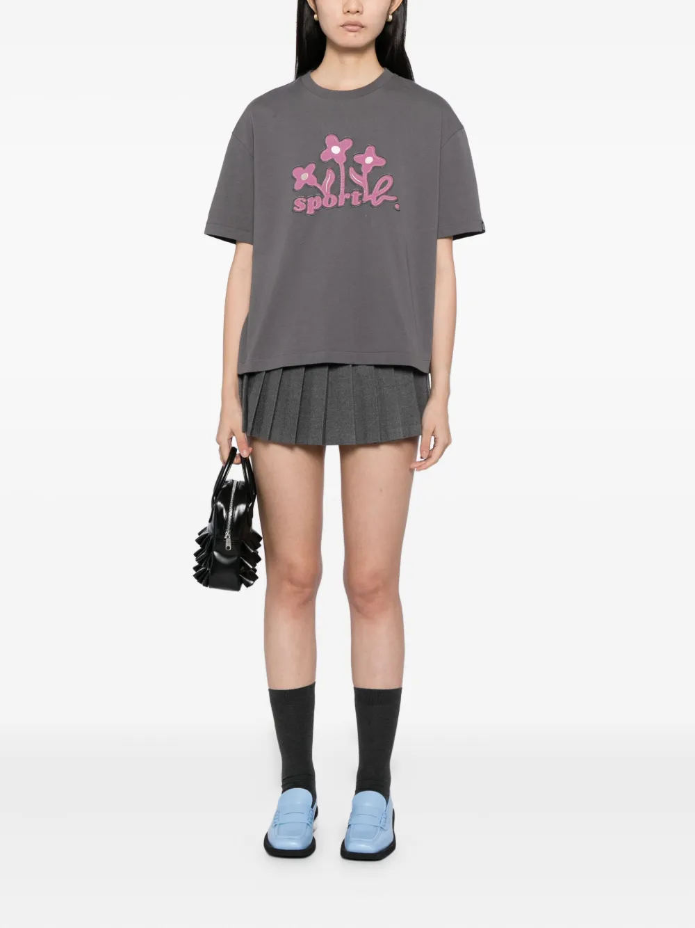 SPORT b. by agnès b.  flower-appliqué T-shirt | T-Shirts & Jersey Shirts | Image 2