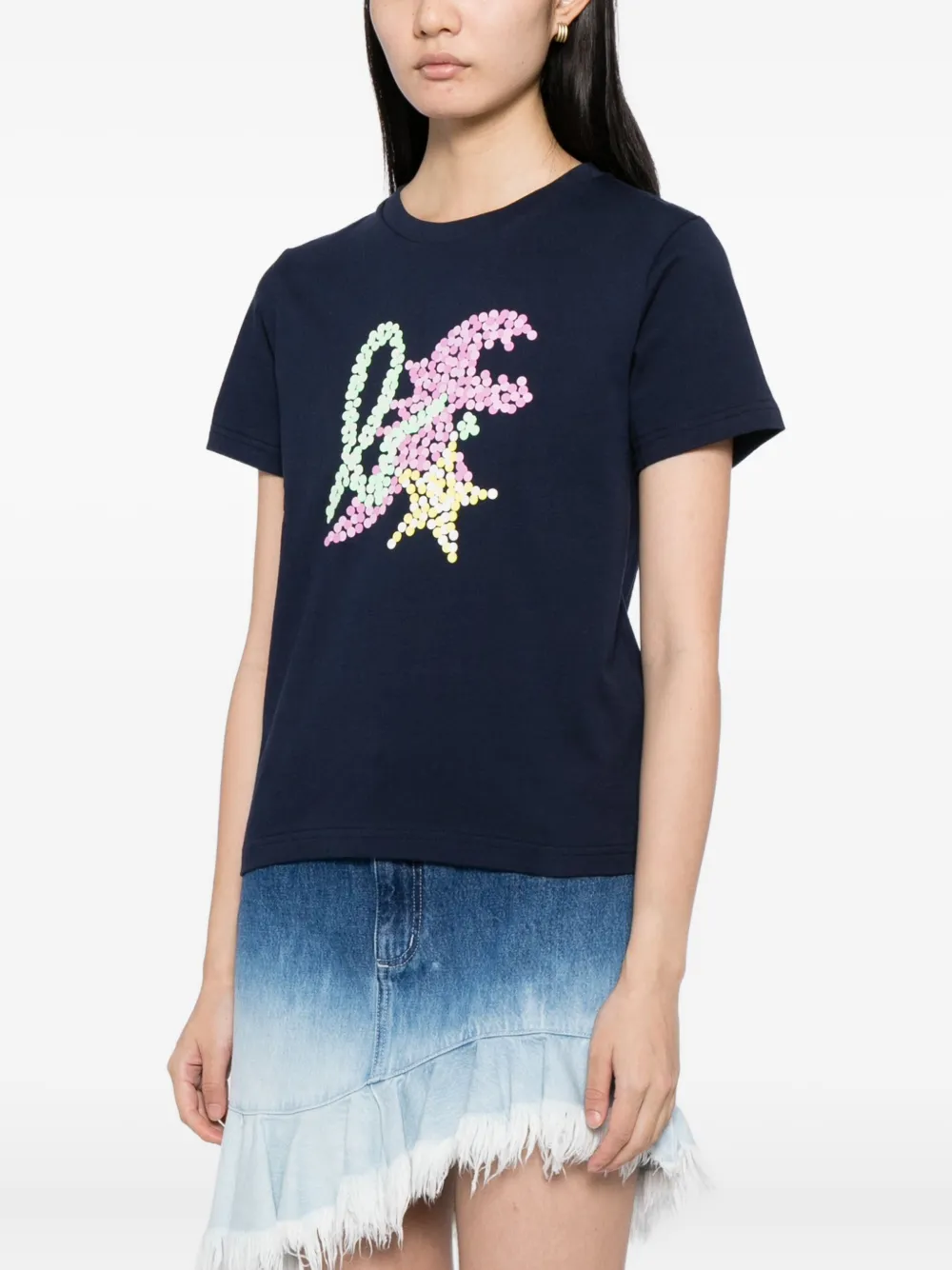 Sport B. By Agnès B. Dino Dots T-shirt In Blue