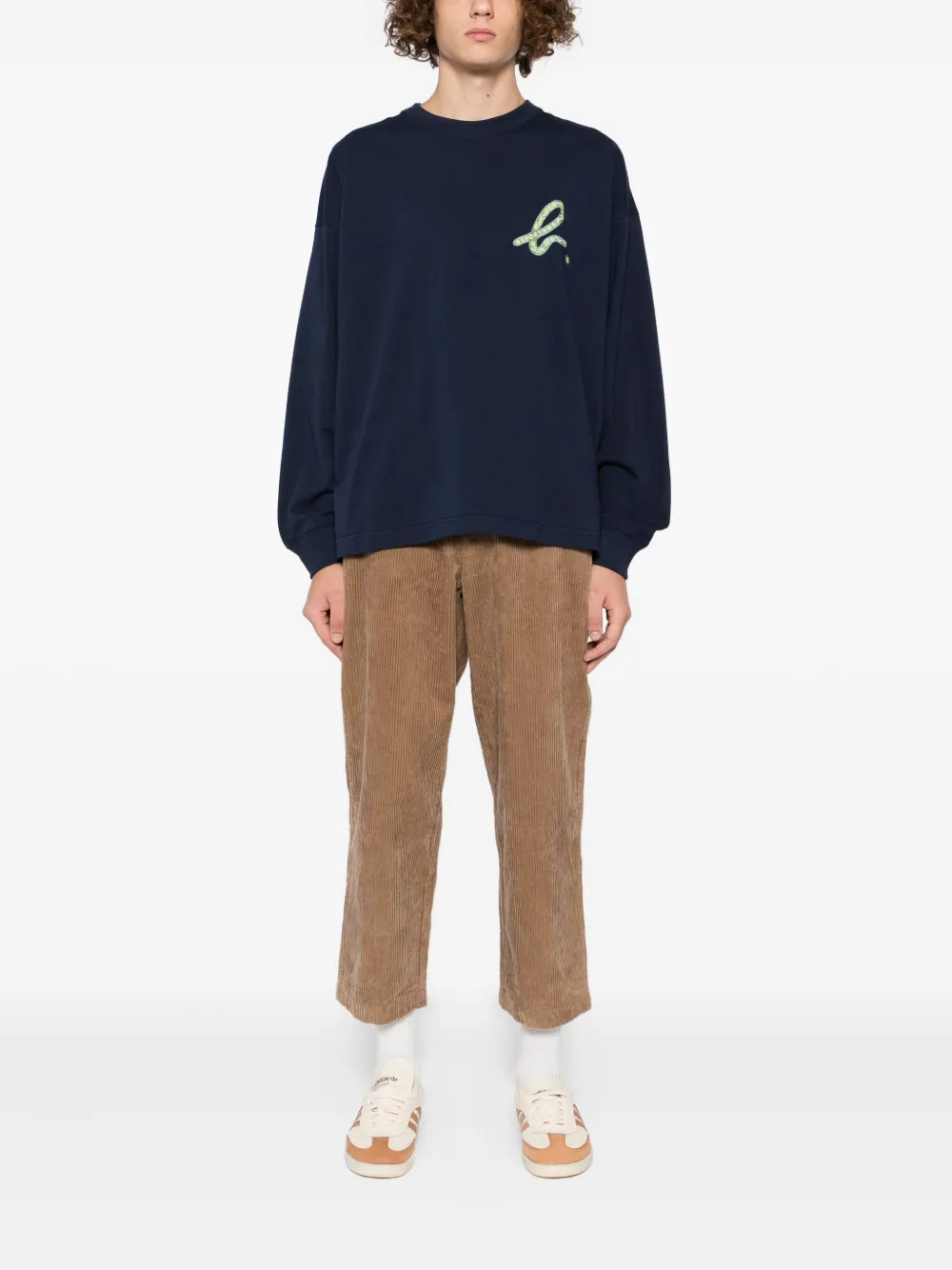 SPORT b. by agnès b.  corduroy wide-leg trousers | Wide Leg Pants | Image 2