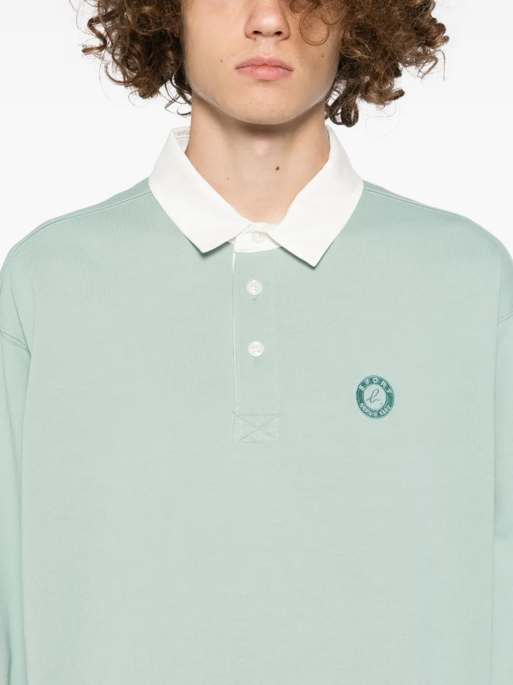 Sport B. By Agnès B. H. Rugby Sweatshirt In Green