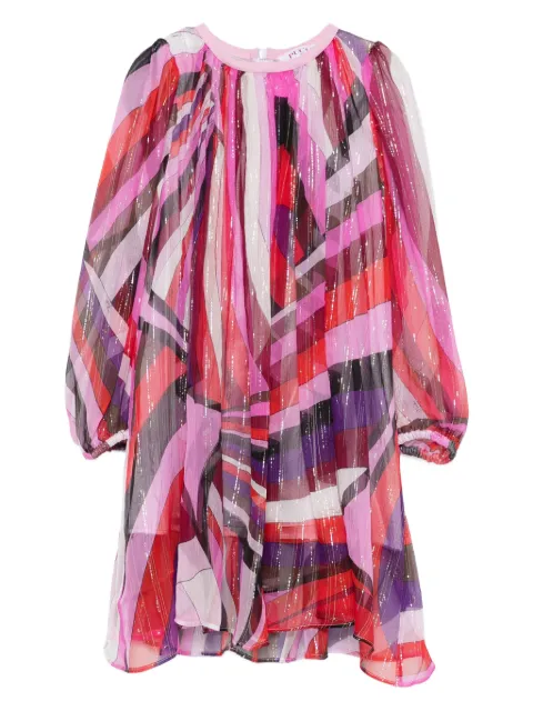 PUCCI Junior Orchid-print dress