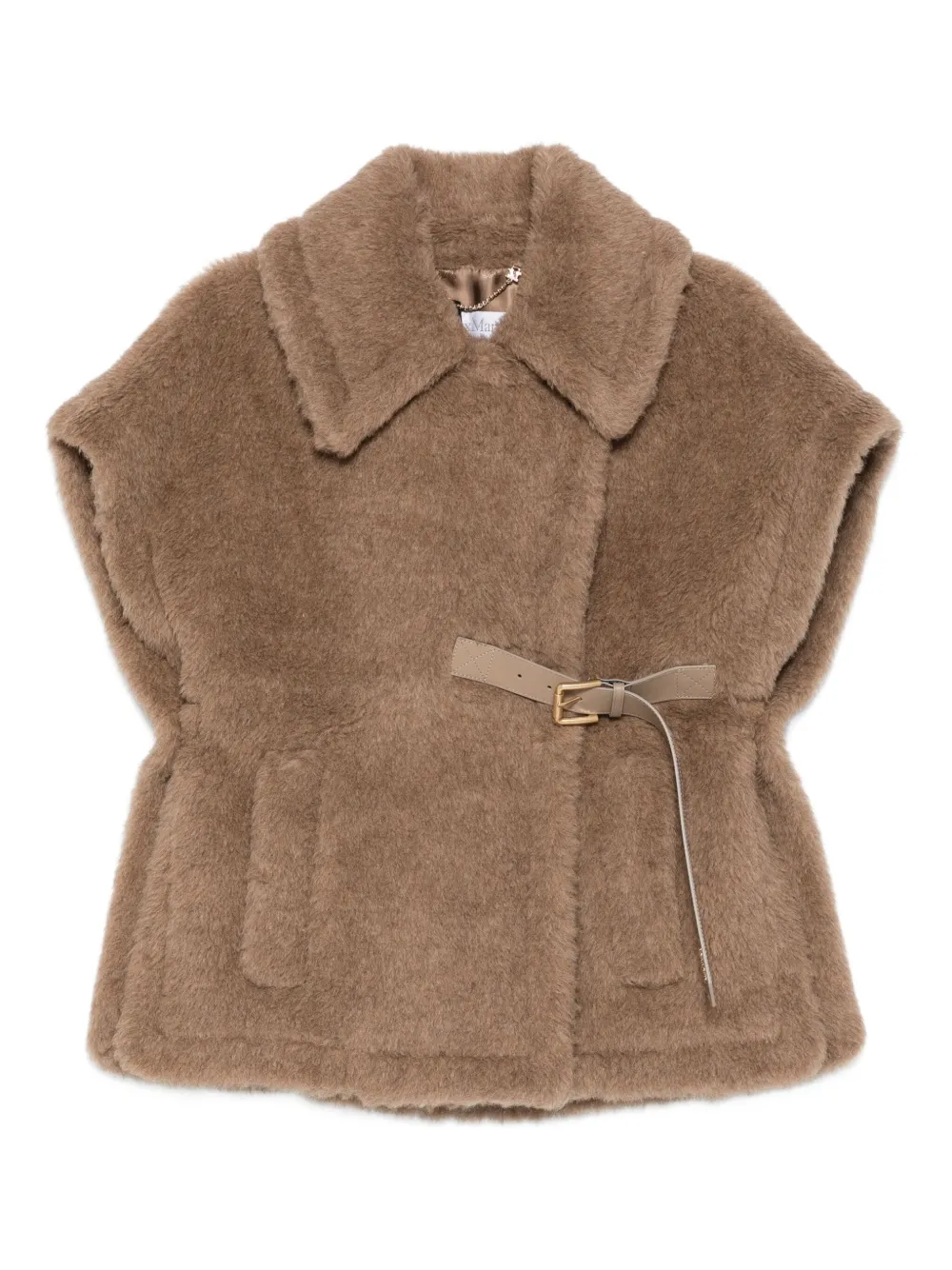 Max Mara chamarra Cappa con cinturón | marrón | Image 1