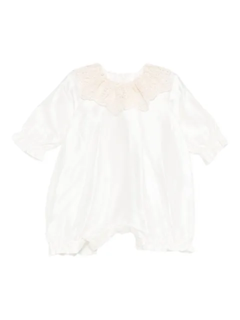 JESURUM BABY Tutina Gemma con colletto in pizzo