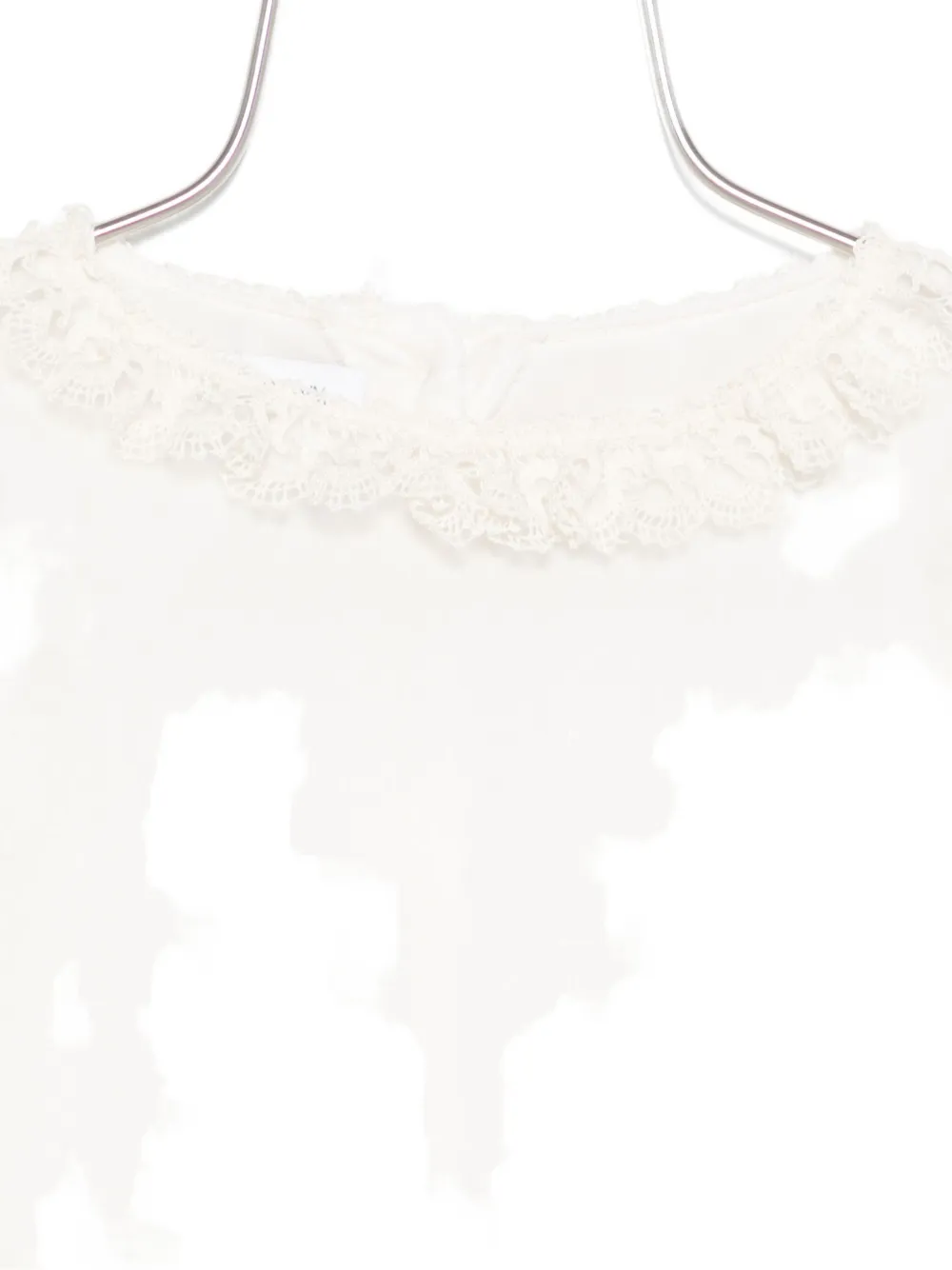 Jesurum Baby Lace-trim Blouse In White