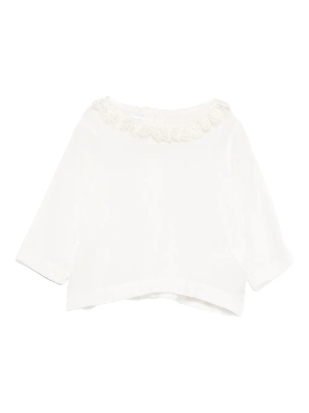 JESURUM BABY lace-trim blouse | White | Image 1