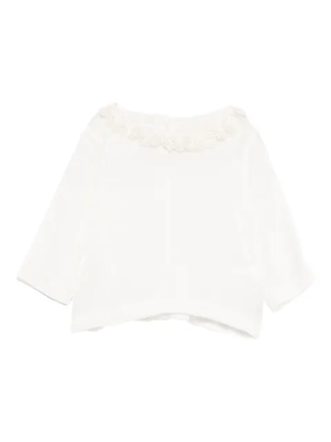 JESURUM BABY lace-trim blouse