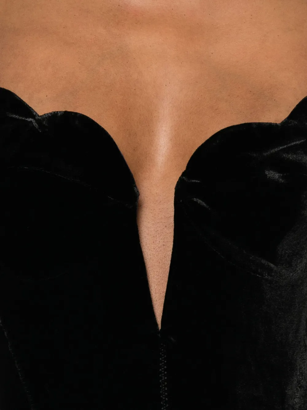 Maria Lucia Hohan Kemenamini jurk met vlakken Zwart