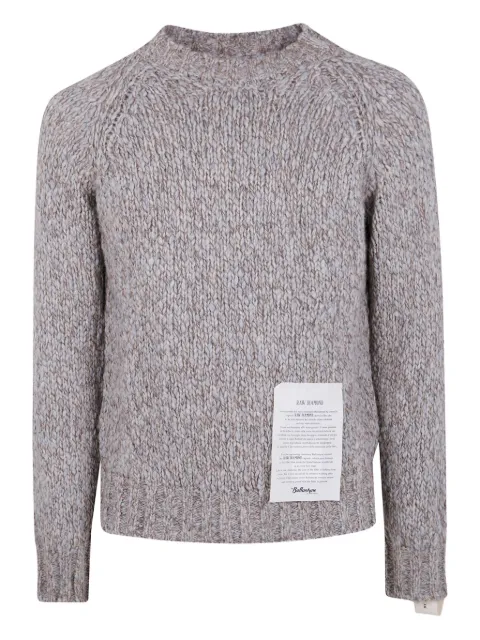 Ballantyne raglan-sleeve knitted sweater