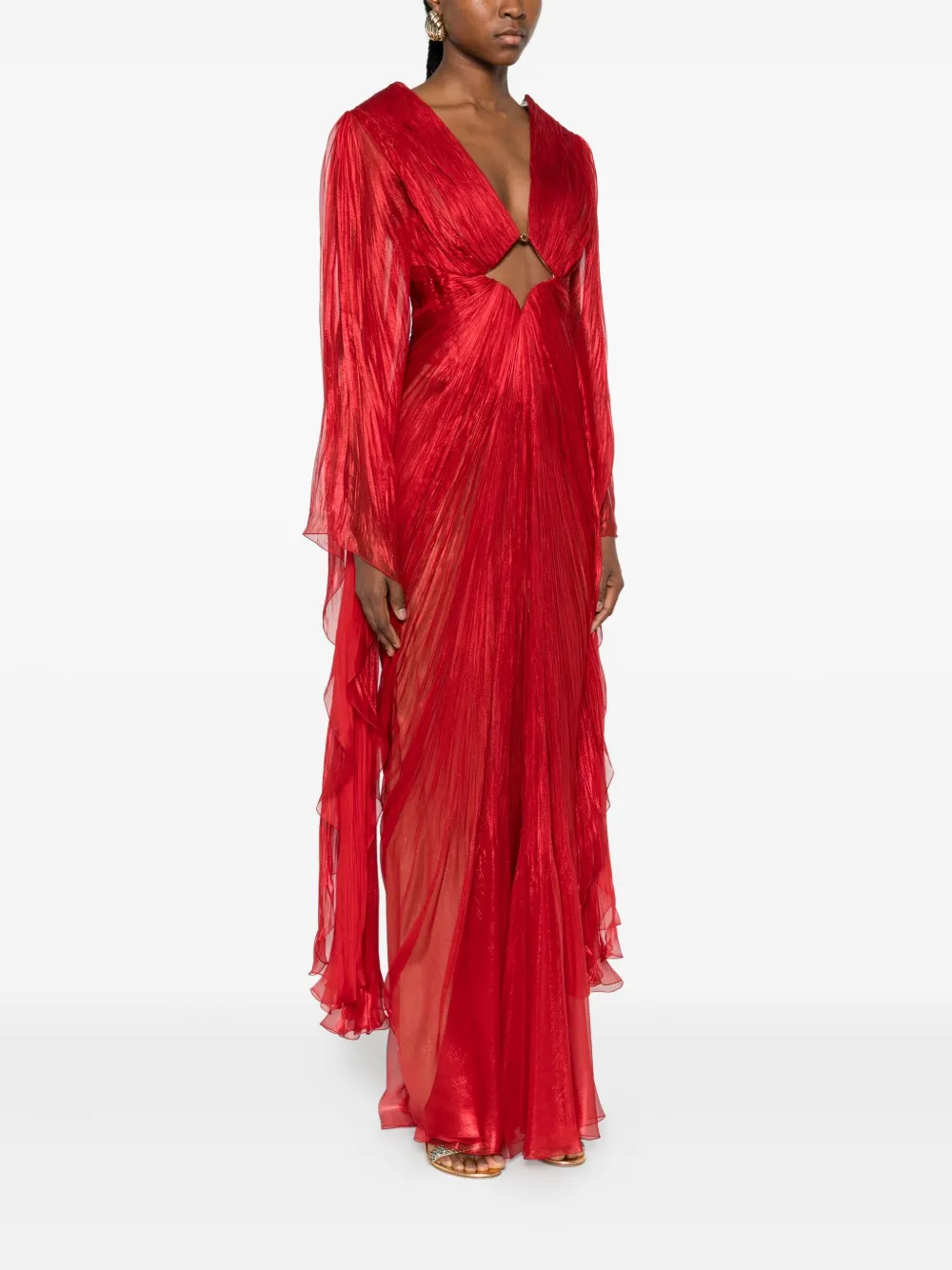 Maria Lucia Hohan Greta Maxi Dress In Red
