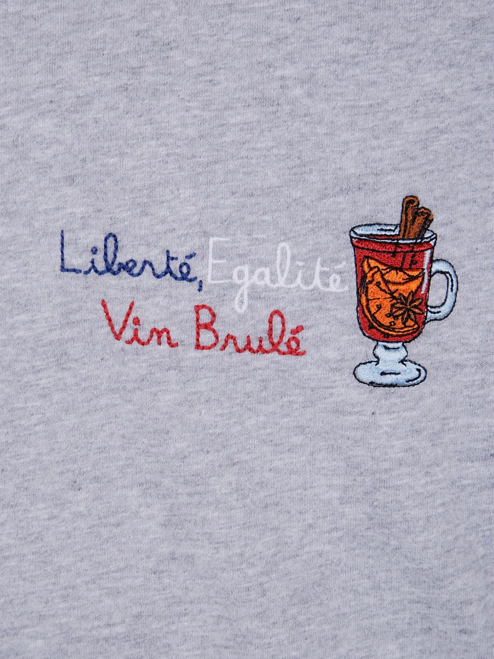 Mc2 Saint Barth Arnott Embroidered T-shirt In Gray