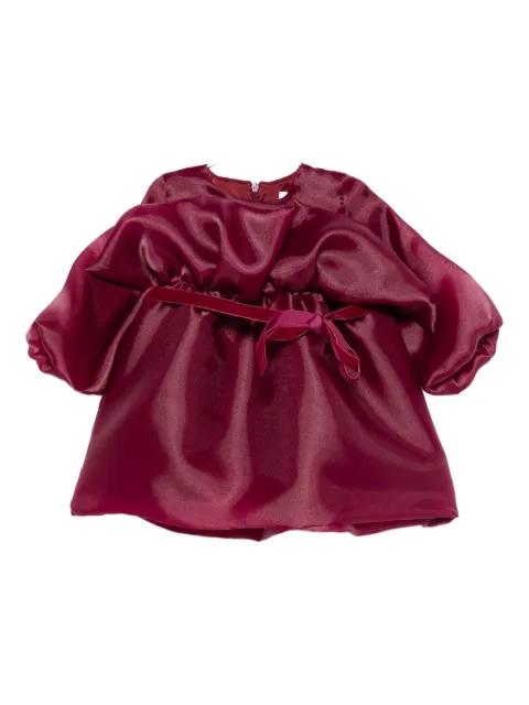 alapage puffed-sleeve tie dress