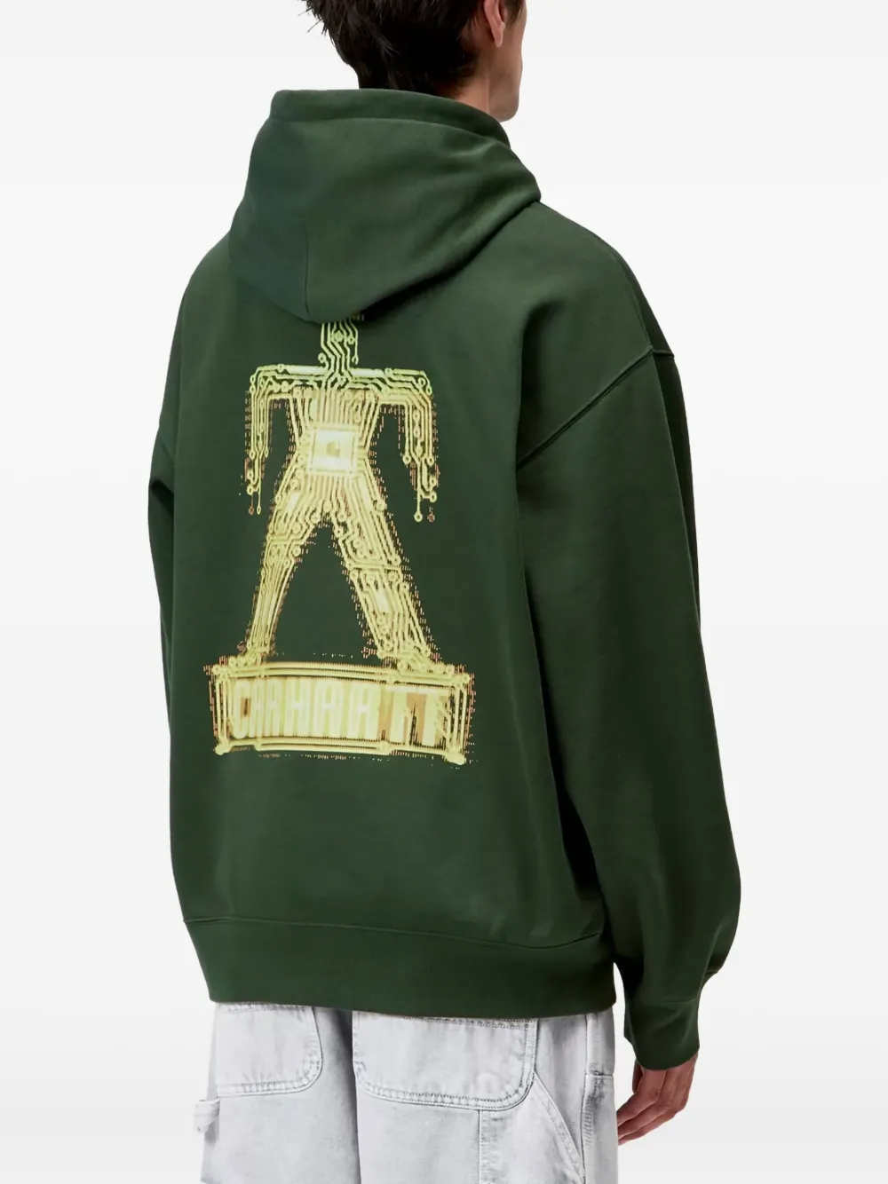Carhartt Electric Boogie Hoodie In Green