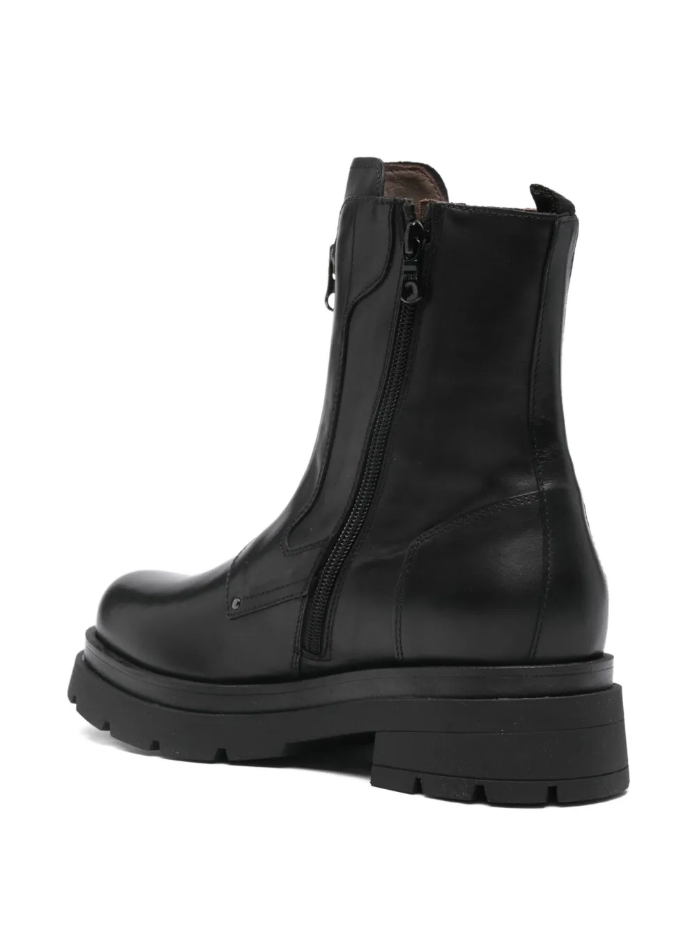 Nero Giardini Leather Chelsea Boots In Black