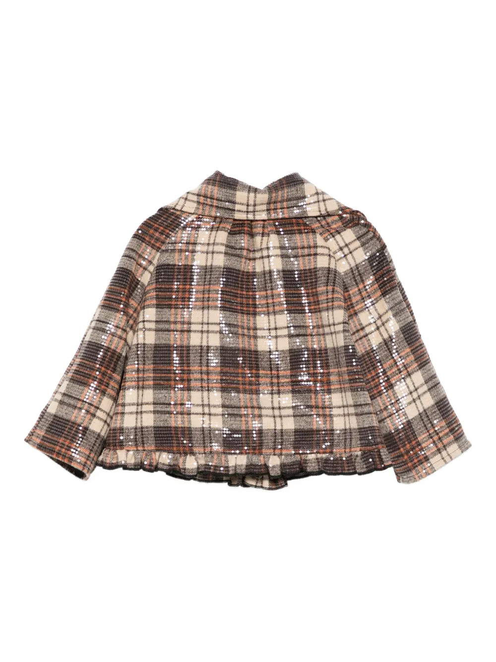 alapage plaid sequin-embellished jacket | Girls Blazers | Image 2