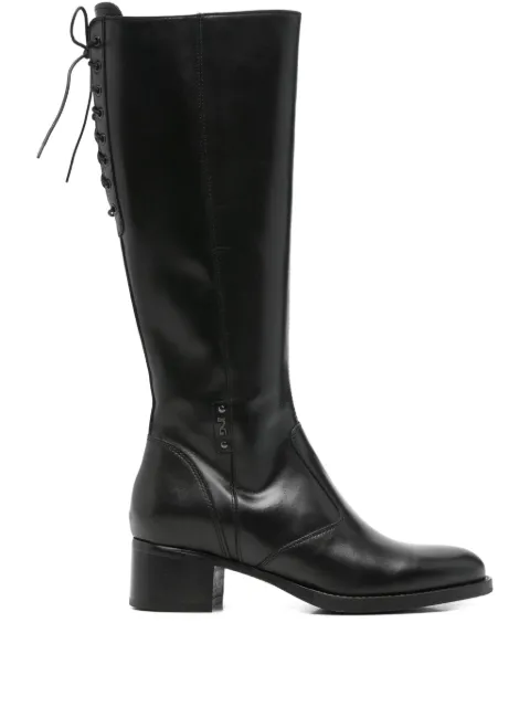 NERO GIARDINI botas con agujetas