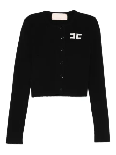 Elisabetta Franchi La Mia Bambina logo-detail cardigan