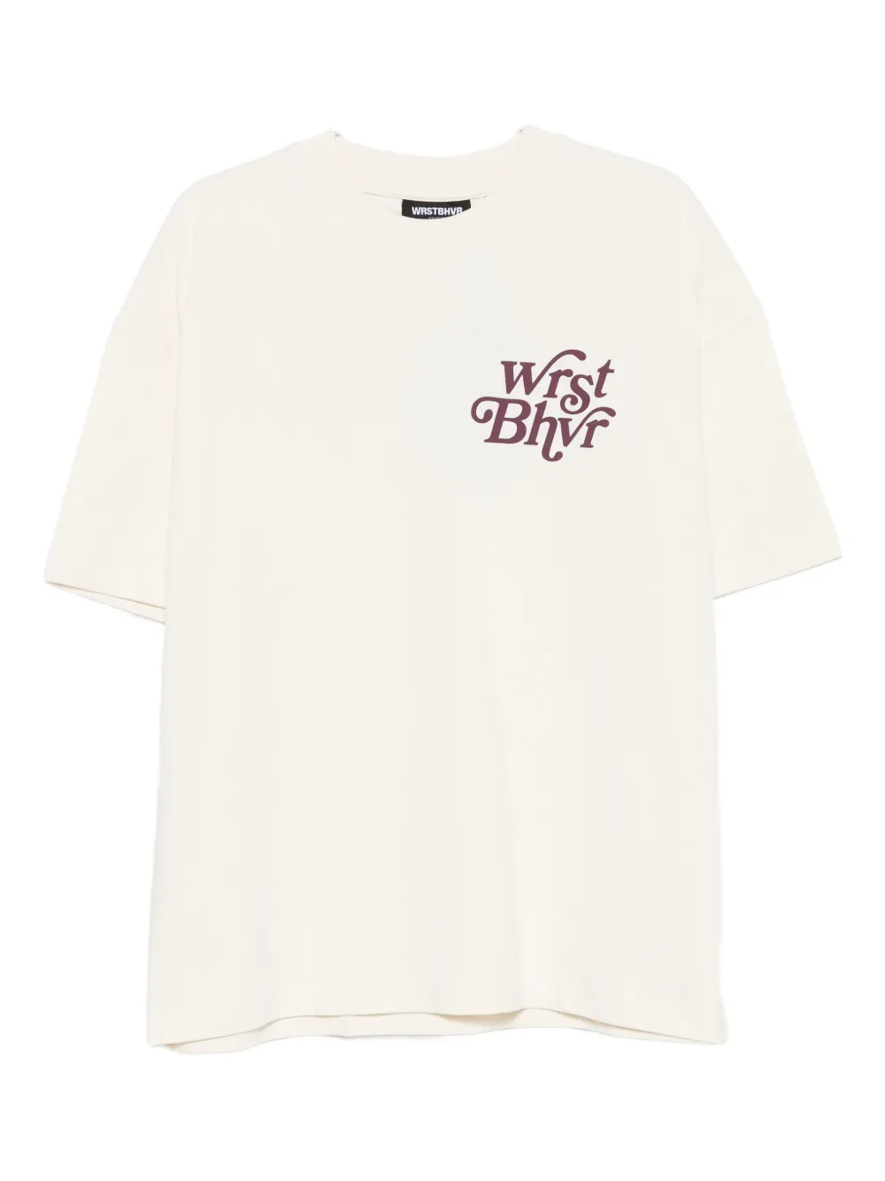 Wrstbhvr Logo-print T-shirt In White