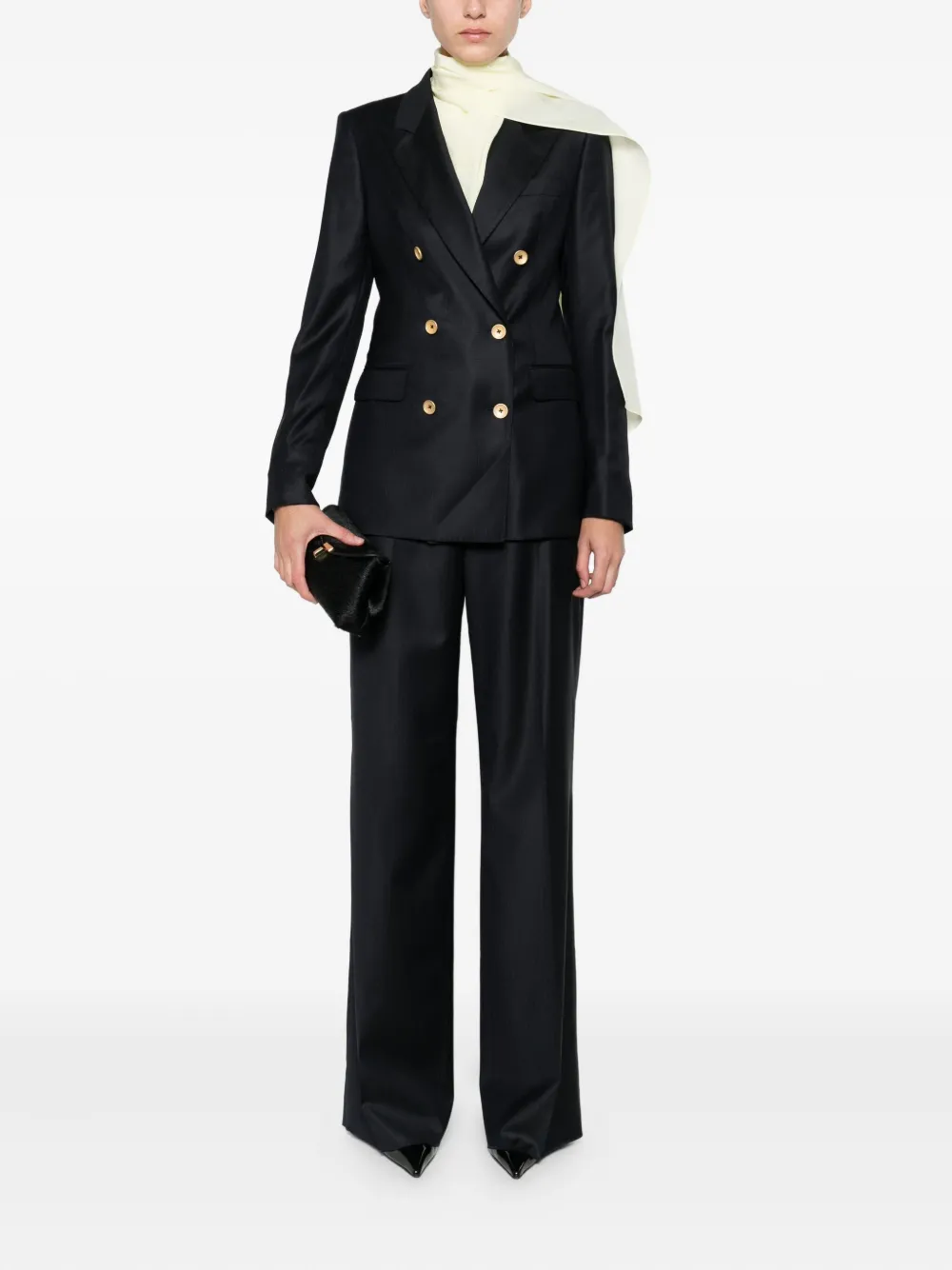 Tagliatore Blazer met krijtstreep - Blauw