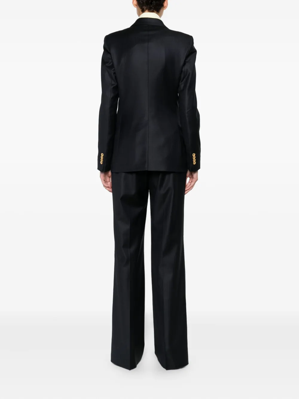 Tagliatore Double-breasted Pinstripe Blazer In Blue
