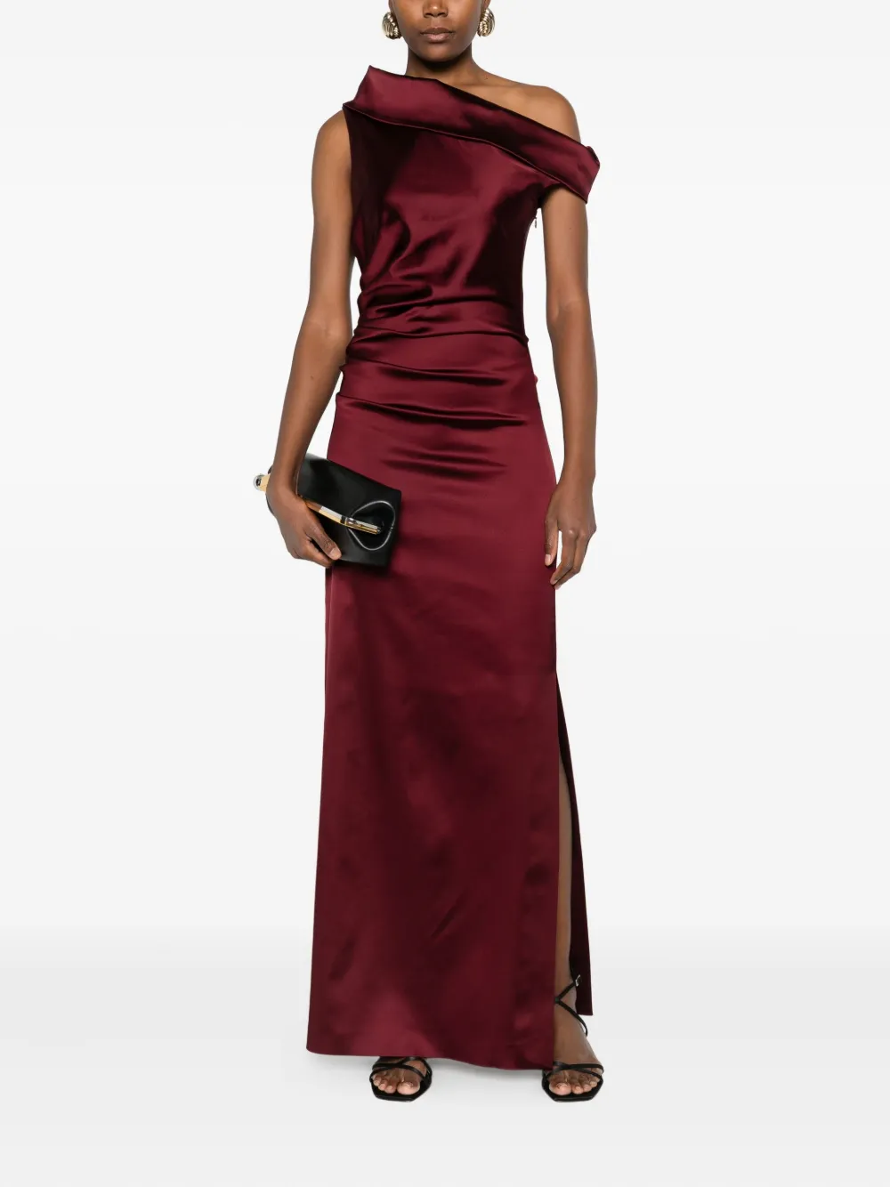 Max Mara Opaco gown dress - Rood
