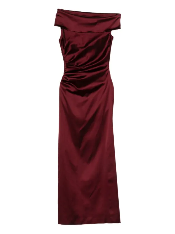 max mara evening dresses Max Mara Opaco Gown Dress | Red