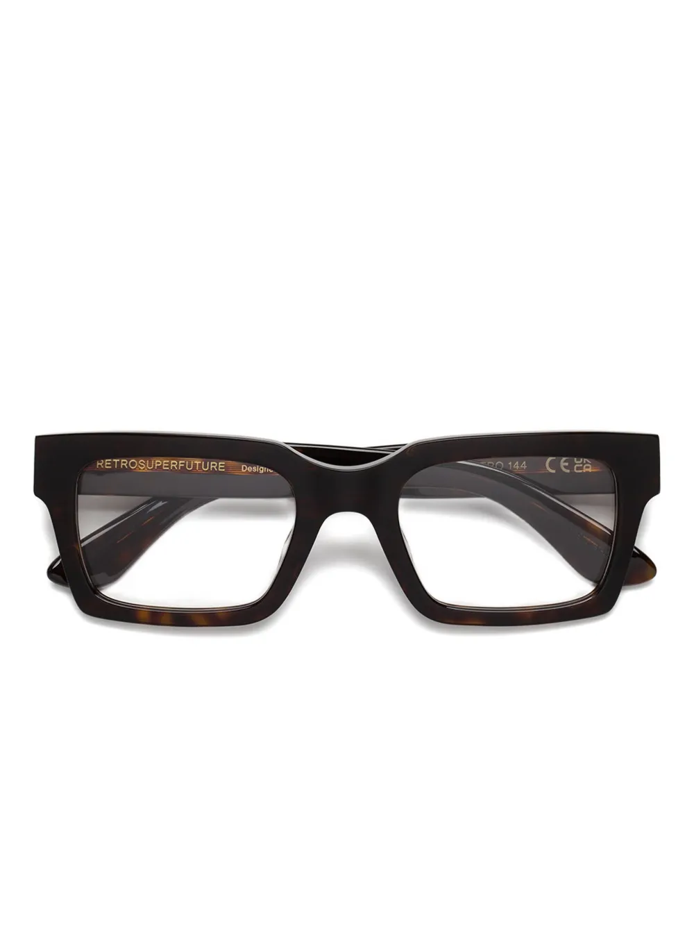Retrosuperfuture Numero 144 Square-frame Glasses In Black