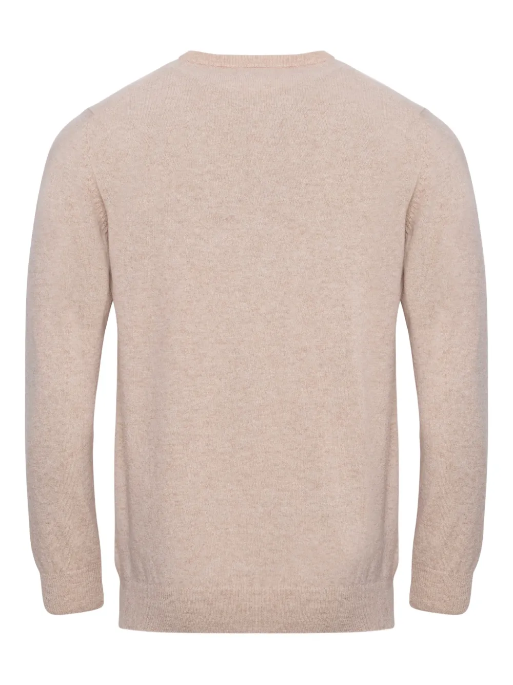 LOJA DAS MEIAS crew-neck long-sleeves jersey sweater - Beige