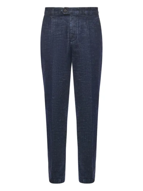 Eleventy pleat-detailed trousers