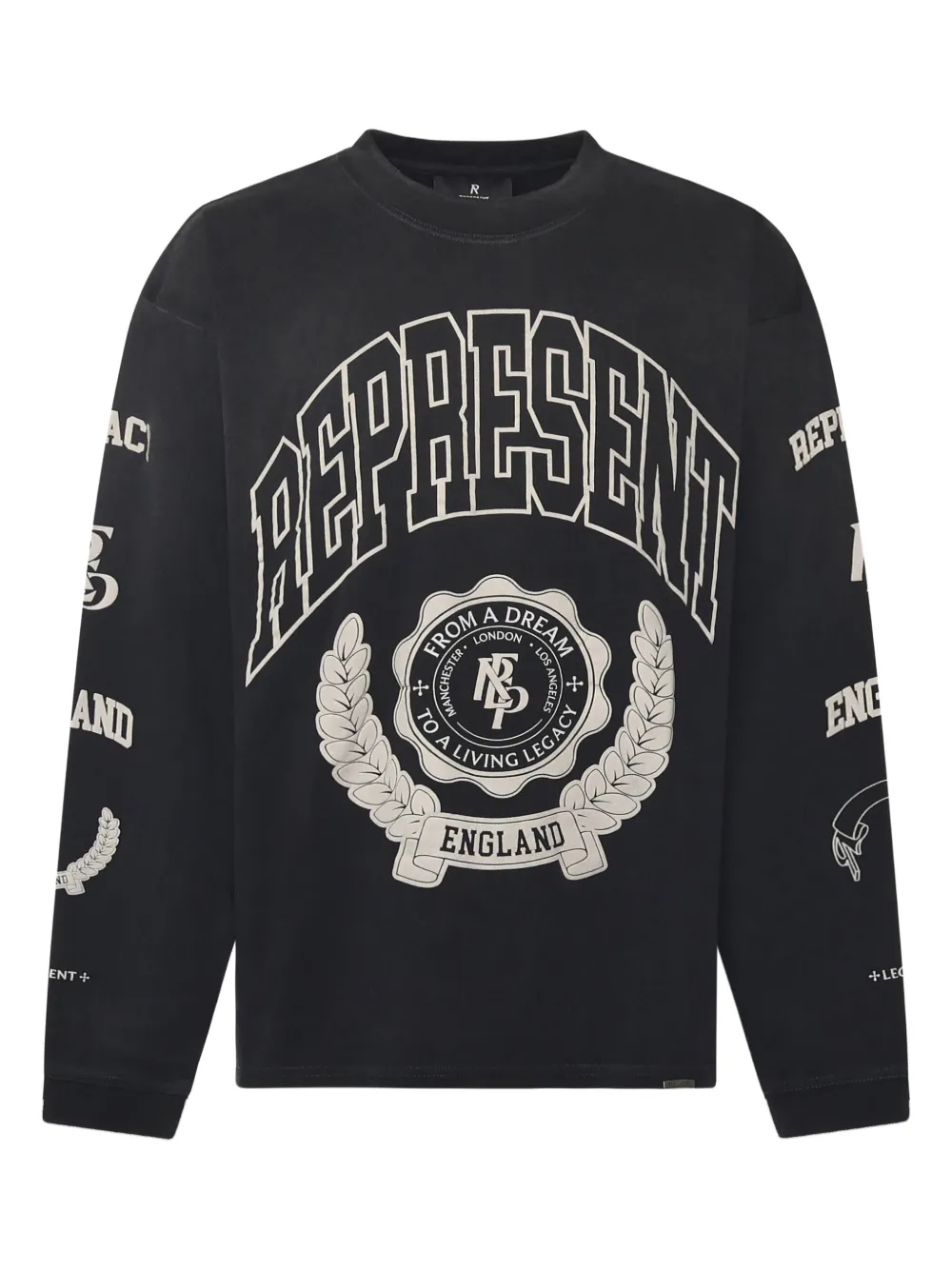 Represent Legacy Crest sweatshirt | Black | Image 1