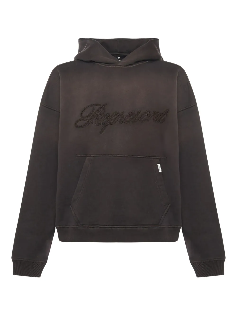 Represent hoodie con logo bordado | marrón | Image 1