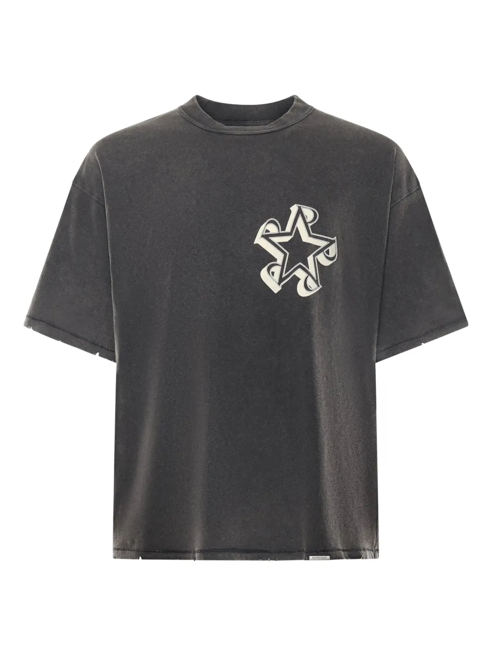 Represent playera con estampado de estrella | gris | Image 1