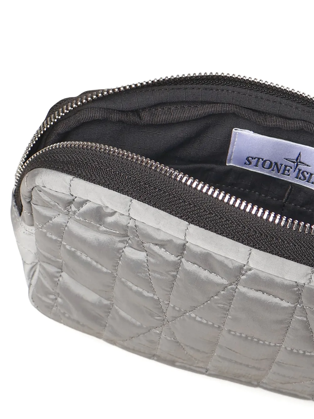Stone Island Gewatteerde clutch Grijs