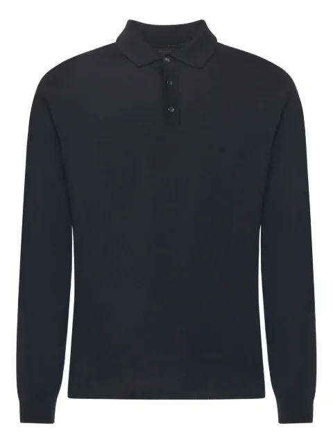 Zanone virgin wool blend polo shirt