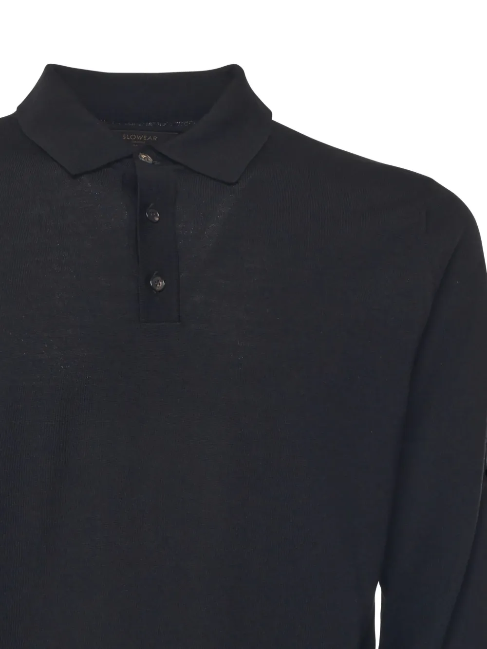 Zanone Poloshirt van scheerwol Zwart