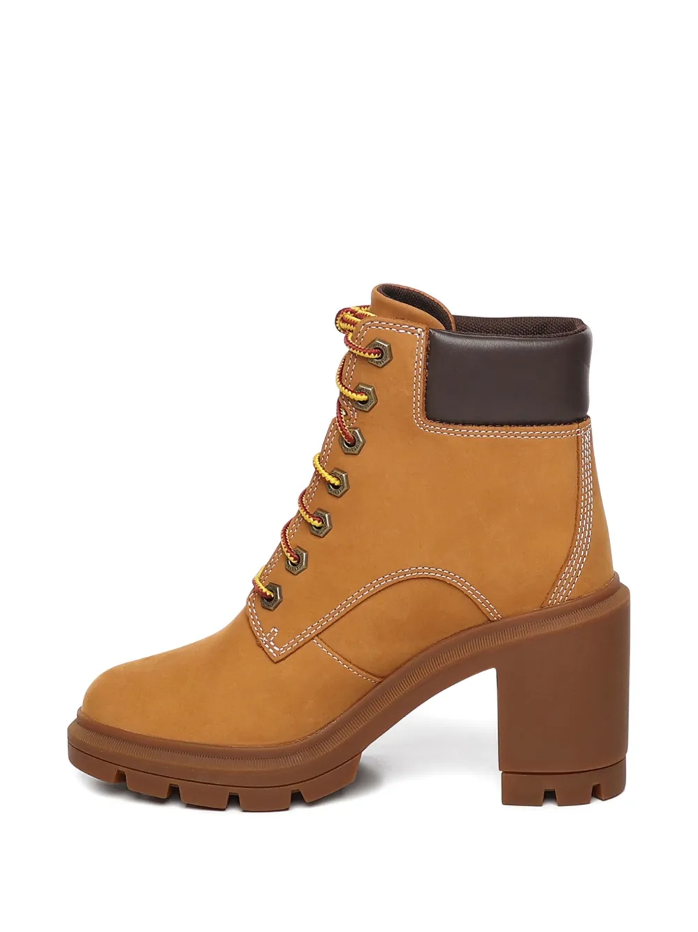 Timberland Allington Heights Lace-up Block-heel Boots In Brown