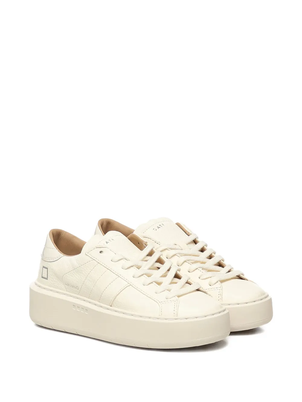 D.A.T.E. Leren sneakers - Wit