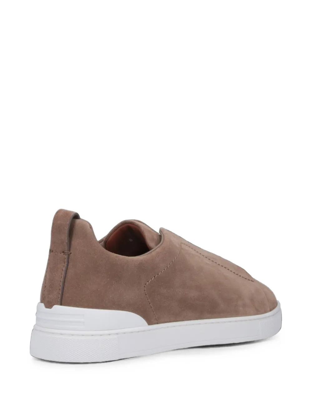 Zegna Sneakers met stiksels Bruin