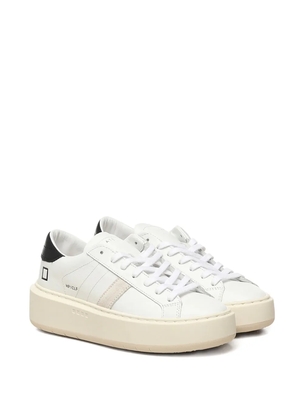 D.A.T.E. Leren sneakers - Wit