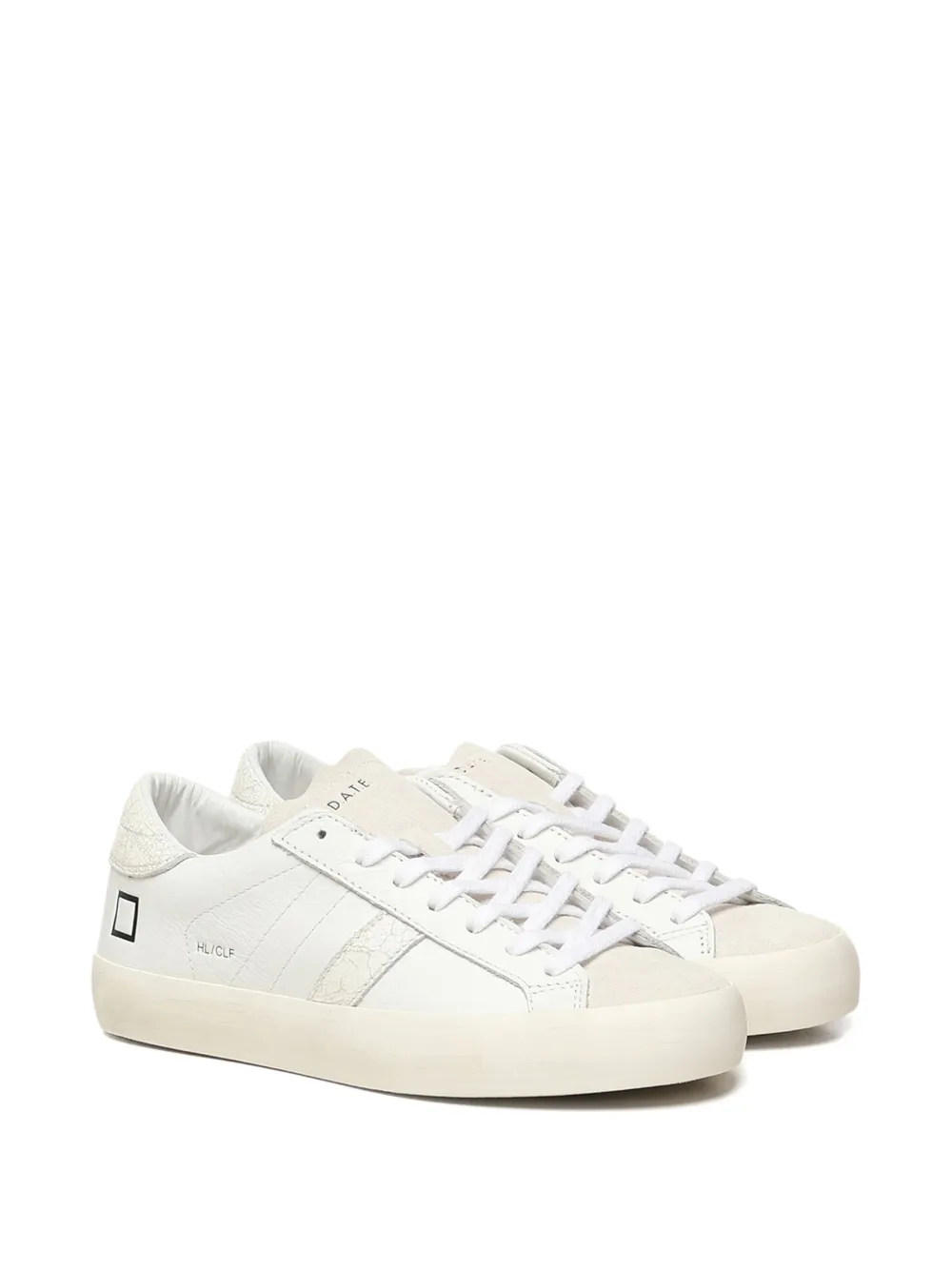 D.A.T.E. Leren sneakers - Wit