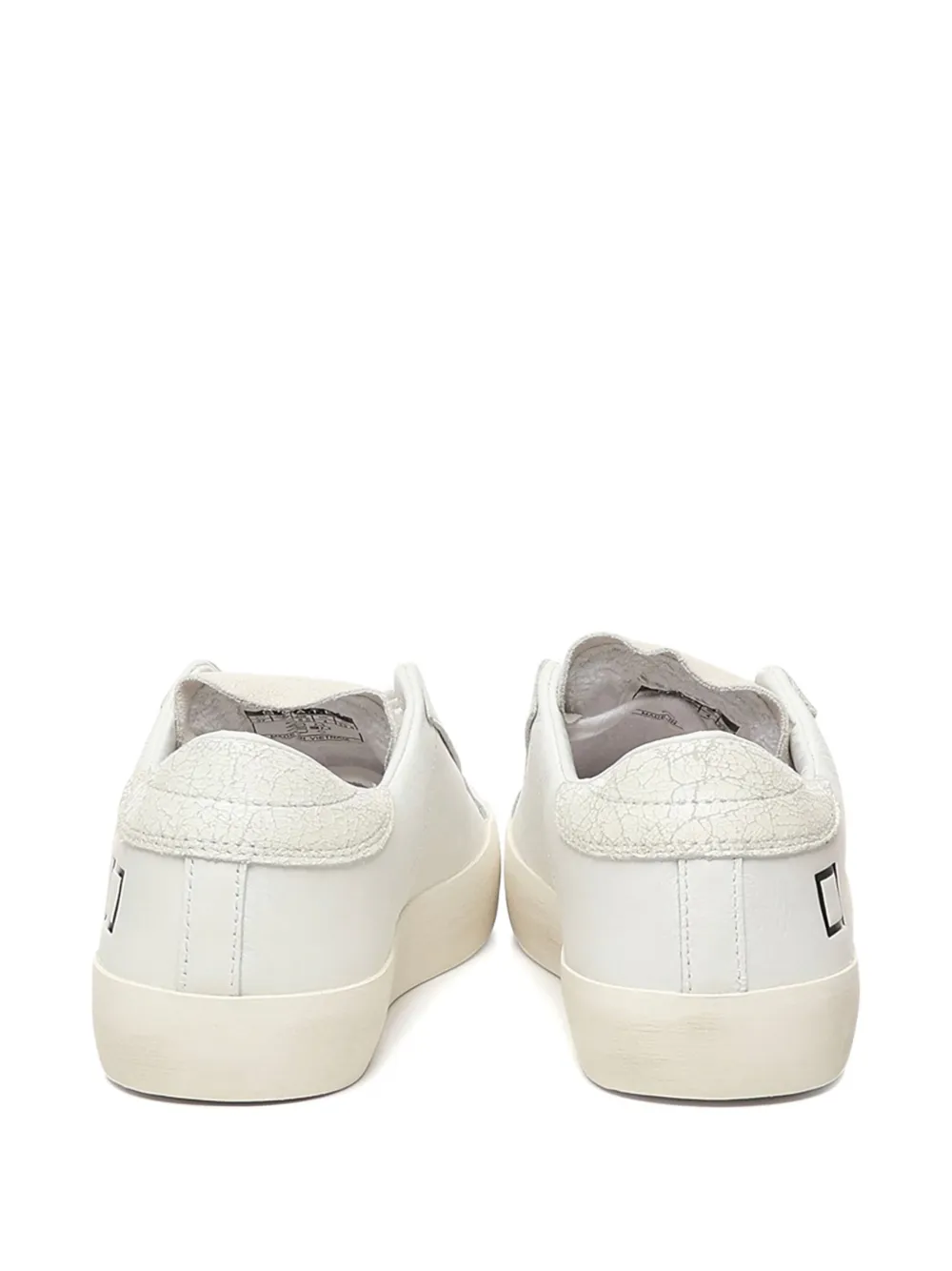 Date Leather Sneakers In White