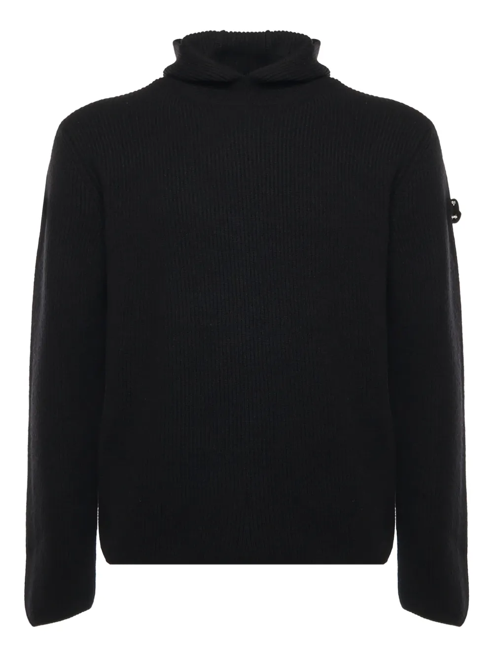 Moncler x Jil Sander ribbed hoodie | Black | Image 1