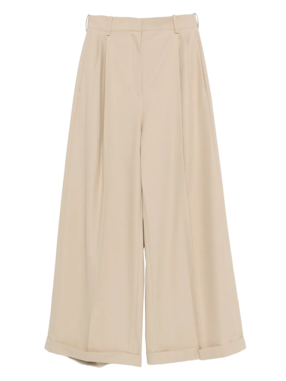 Loewe Pleated Trousers In Metallic