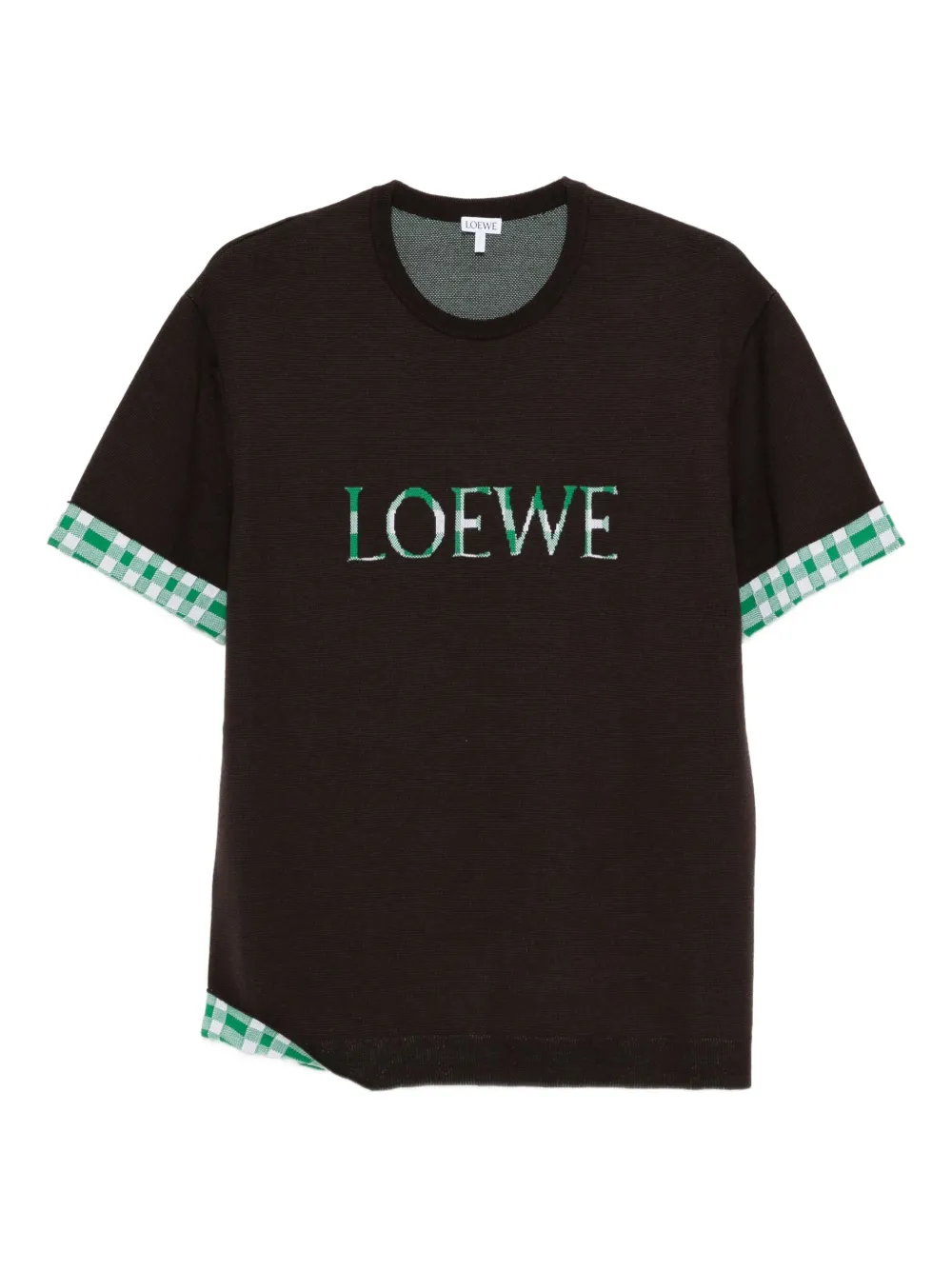 LOEWE playera con logo estampado | marrón | Image 1