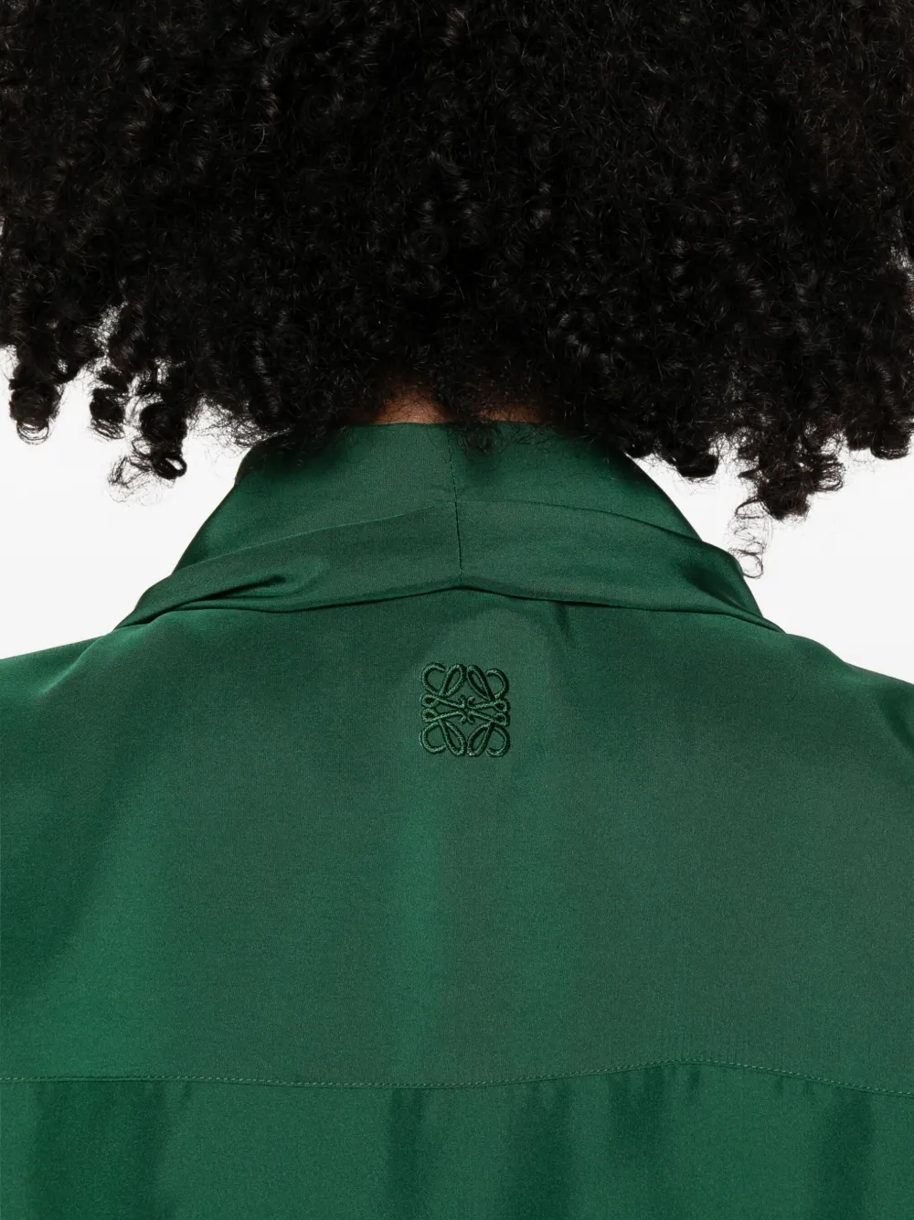 LOEWE Geplooide blouse Groen